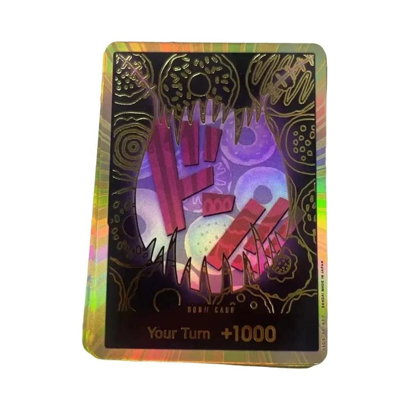 Cartão Gold Don PRB-01 Super Parallel Foil NM De One Piece TCG